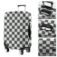 thumbnail image 5 of Gray and White Checkerboard Checkered Pattern Luggage Cover Fashion Suitcase Cover Baggage Covers Fit 25-28 Inch Luggage (Go Travel), 5 of 5