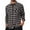 Black, variant on Dpytoraw Men's Casual Plaid Work Long Sleeve Shirt Lightweight Breathable Button Up Top For Everyday Wear And Outdoor Activities Men’s Wrinkle-Free Shirts