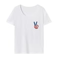 thumbnail image 1 of Camiseta para Mujer Verano Casual Ropa Deportiva Disfraz Tops de Verano para Viajes de Compras SG, 1 of 7