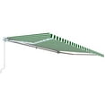 thumbnail image 4 of ALEKO AW13X10GWSTR00 Retractable Patio 13' x 10' Awning Canopy,  Green and White Striped Color, 4 of 7