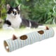 thumbnail image 4 of 2 túneles plegables para gatos con pelota, juguete interactivo para animales pequeños. Rayas, 4 of 9