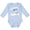 AE-Light Blue, variant on Inktastic Birthday Shark Boys or Girls Long Sleeve Baby Bodysuit
