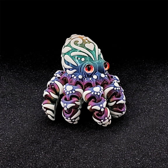 3D Printed Love Movable Toy Crafts Ornaments With Movable Joints Children's Cute Desktop Decoration, 3D Printed Glow-In-The-Dark Animal Figurines Unique Gifts For Kids & S,