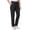 Black, variant on Women’s Scrub Pants, Elastic Waist, Stretch Cargo Pockets, Black, L