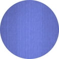 thumbnail image 1 of Ahgly Company Machine Washable Indoor Round Abstract Blue Contemporary Area Rugs, 8' Round, 1 of 4
