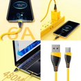 thumbnail image 2 of 120W USB C Cable Durability Nylon Cord Offers Fast 6A Charging And Data Sync Charging Cord For Various Devices, 2 of 4