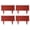 Wine, variant on Flexible Wooden Garden Fence Border Landscape Edging Burnt Wood Decorative Short Fence for Flower Beds Tree Borders Pathway Lawn Yard Outdoor Stakes 3.6 Ft x 8 In