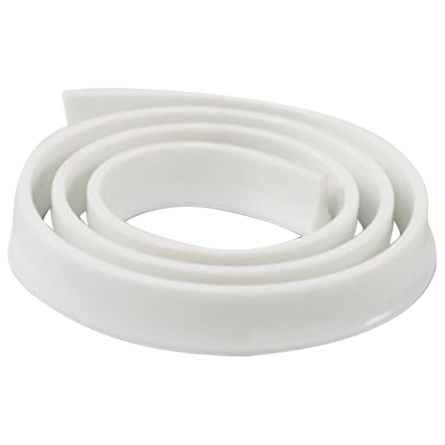 Fiudx Tira de Sellado Autoadhesiva, Barrera de Agua de Goma Flexible, Resistente a Altas Temperaturas, Separación de Humedad y Humedad para Baño y Cocina, Fácil Instalación, 2,5 M de Longitud