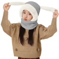 thumbnail image 4 of CPNG Baby Winter Hat Balaclava Scarf Caps Toddler Infant Cute Rabbit Ears Chunky Warm Face Mask Neck Warmer Cold Weather Ski Gear for Kids Boys Girls, 4 of 5