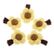 thumbnail image 1 of 5pcs Bebé Niños Flor Pinzas para El Cabello Pinzas Horquilla Accesorios Amarillo, 1 of 9