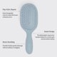 thumbnail image 4 of Cepillo de pelo Kitsch Paddle Haze azul (4 unidades), 4 of 9