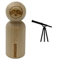 thumbnail image 1 of Telescope Astronomy Solid Rubber Stamp for Scrapbooking Crafting Stamping - Small 3/4 Inch, 1 of 7