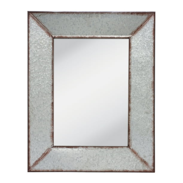 Stonebriar Rustic Rectangular, How To Add Metal Frame Mirror