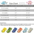 thumbnail image 6 of Kids Clogs Shoes Boys Girls Garden Slip On Shoes Toddler Clogs Children Slides Slippers Indoor Outdoor Beach Pool Shower Sandals, 6 of 6