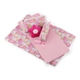 thumbnail image 6 of Emily Rose 18 Inch Doll Furniture | 18" Doll Canopy Single Bed with Doll Clothes Storage Drawer | Doll Bed Includes a 5 Piece Colorful Bedding Set | Fits 15" - 18" Dolls, 6 of 7