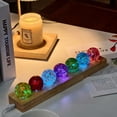 thumbnail image 4 of Escultura vskikris de 40 mm con 7 Colores - Esferas de Cristal Chakra con LED, 4 of 9