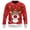 Red, variant on Wdgfv Festive Holiday Graphic Print Crew Neck Sweatshirt For Men And Women Cozy Casual Christmas Celebration Apparel