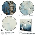 thumbnail image 3 of Designart "Charming Blue Tree Elegance III" Landscape Trees Wall Decor, 3 of 7