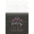 thumbnail image 1 of Unique Party Birthday Girl Plastic Party Table Cover, 1 of 1