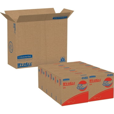Wypall, KCC41455CT, X70 Wipers Pop-up Box, 1000 / Carton, White