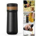 thumbnail image 3 of Dsseng Portable French Press Coffee Maker Double Wall Stainless Steel Vacuum Insulated, 3 of 8