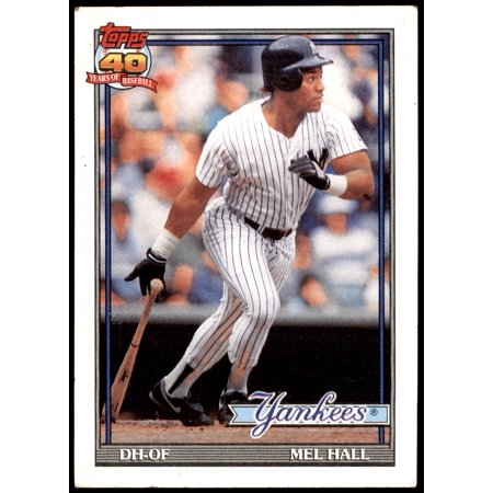 Mel Hall #738b 1991 Topps