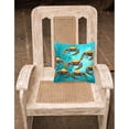 thumbnail image 2 of Crab Painting Fabric Decorative Pillow, 2 of 4