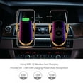 thumbnail image 3 of Wireless Car Charger, 10W Qi Fast Charging Auto-Clamping Car Mount Air Vent Phone Holder for iPhone 12 Series/ 11/11 Pro/ 11Pro Max/Xs Max/XS/XR/X/ 8/8P, Samsung S20 /S10 /S9 /S8 /Note10 /Note9, 3 of 10