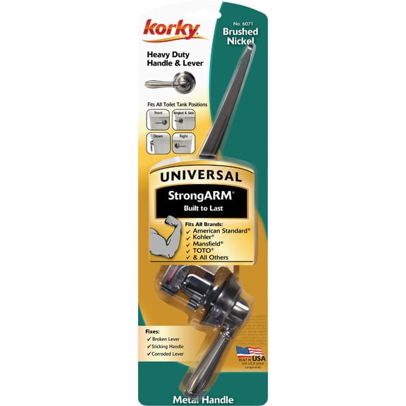 Korky Strongarm Tank Lever - Universal Fit, Multicolor - Pack of 3
