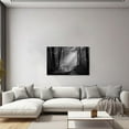 thumbnail image 2 of ZHONGYUTONG Black and White Forest Wall Art Forest Sunshine Tree Painting Nature Landscape Canvas Prints Artwork for Living Room Office Bedroom Framed (24.00" x 36.00"), 2 of 6