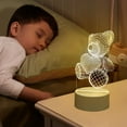 thumbnail image 4 of SXcggal One 3D Nightlight USB Children's Cartoon Nightlight Handwritten Acrylic Colorful Remote Control Desk Lamp Multifunctional Artistic Beautiful Desktop Decoration, 4 of 7