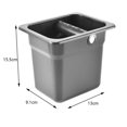 thumbnail image 2 of No-slip Kitchen Coffee Powder Bucket Plastic Espresso Machine coffee grounds dispenser Tool Large, 2 of 9