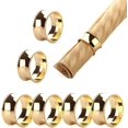 thumbnail image 1 of Juego de anillos para servilletas WEIHJMXG dorado 6 piezas decoración metal natural, 1 of 5