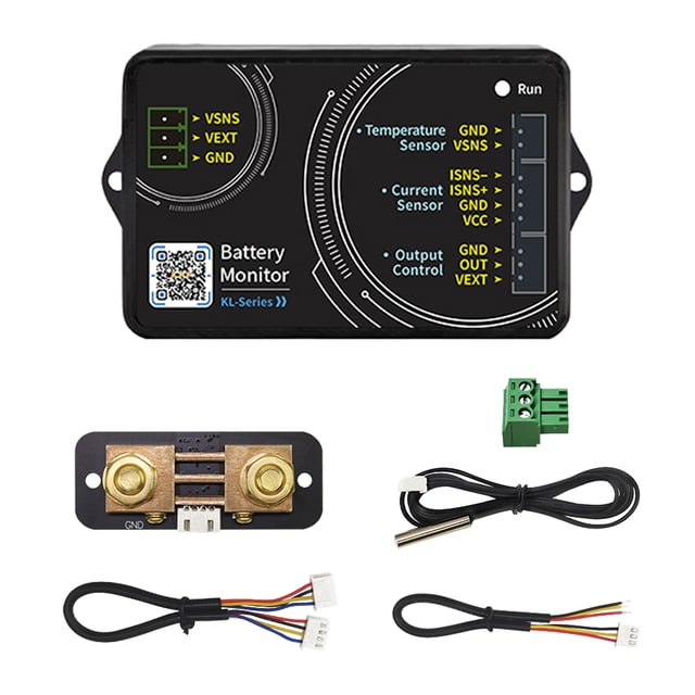 JUNTEK KL110F 0 ~ 100A Contador de Coulomb de alta precisión Batería de litio Batería de coche
