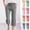 Black, variant on CHUMUD Capris Pants for Women Stretchy Cropped Pants Summer Casual Trendy Drawstring Plaid Pants (Avail in Plus Size)