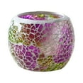 thumbnail image 1 of Kearding Portavelas portátil decorativo colorido reemplazo estilo europeo hecho a mano de moda boda Bar candelabro soporte rosa melocotón, 1 of 6