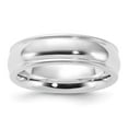 thumbnail image 4 of 925 Sterling Silver 6mm Comfort Fit Milgrain Band Ring Size 12, 4 of 7