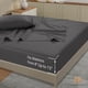 thumbnail image 5 of Casa Platino Sábanas Individual XL – Ropa de Cama Refrescante 100% Algodón de 450 Hilos, Acabado Satinado de Lujo para Hotel, Comodidad Suave y Sedosa, Certificado Oeko-Tex – Carbón, 5 of 6