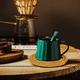 thumbnail image 3 of Posavasos para bebidas, posavasos para mesa de café, se adaptan a todo tipo de tazas, mesa de madera, posavasos rústicos de granja son perfectos para decoración del hogar, regalo de inauguración de, 3 of 5
