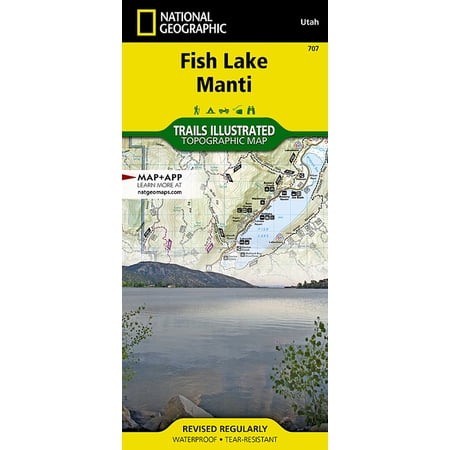National Geographic Trails Illustrated M Fish Lake, Manti Map, Book 707, (Paperback)