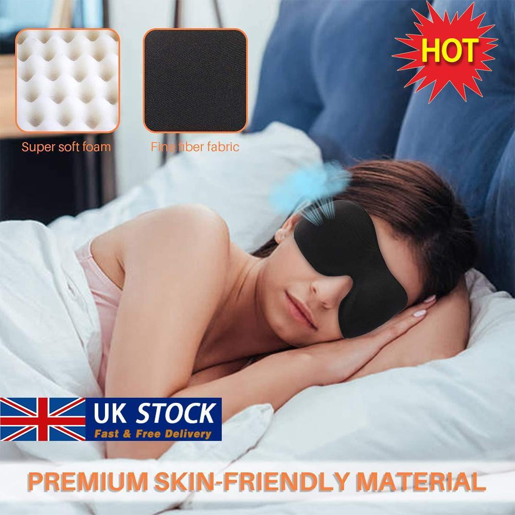 2021 New Ultralight 3d Blackout Rest Eyemasks Sleeping Mask Relax Comfortable Soft Night Blindfold For Women Men Eye Shades Travel Naps