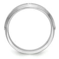 thumbnail image 2 of Solid 14k White Gold Lab Grown Diamond Men's Ring Band Wedding Band Ring Size 8.5 (.15 cttw.), 2 of 8