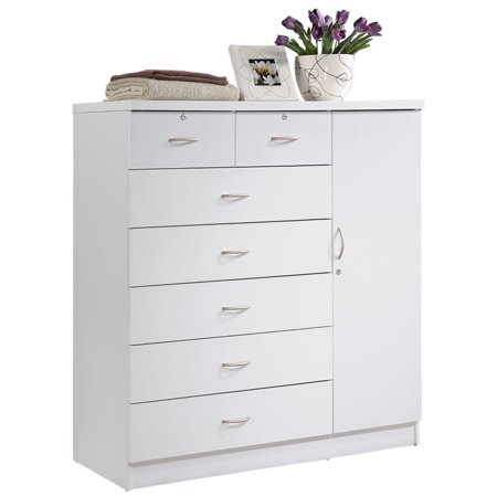 Pemberly Row 7 Drawer Chest in White