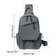 thumbnail image 3 of Fasiaou Crossbody Sling Bag Backpack for Men & Women, Convertible Shoulder Bag Waterproof Chest Bag for Daypack Travel Hiking (Gray), 3 of 5