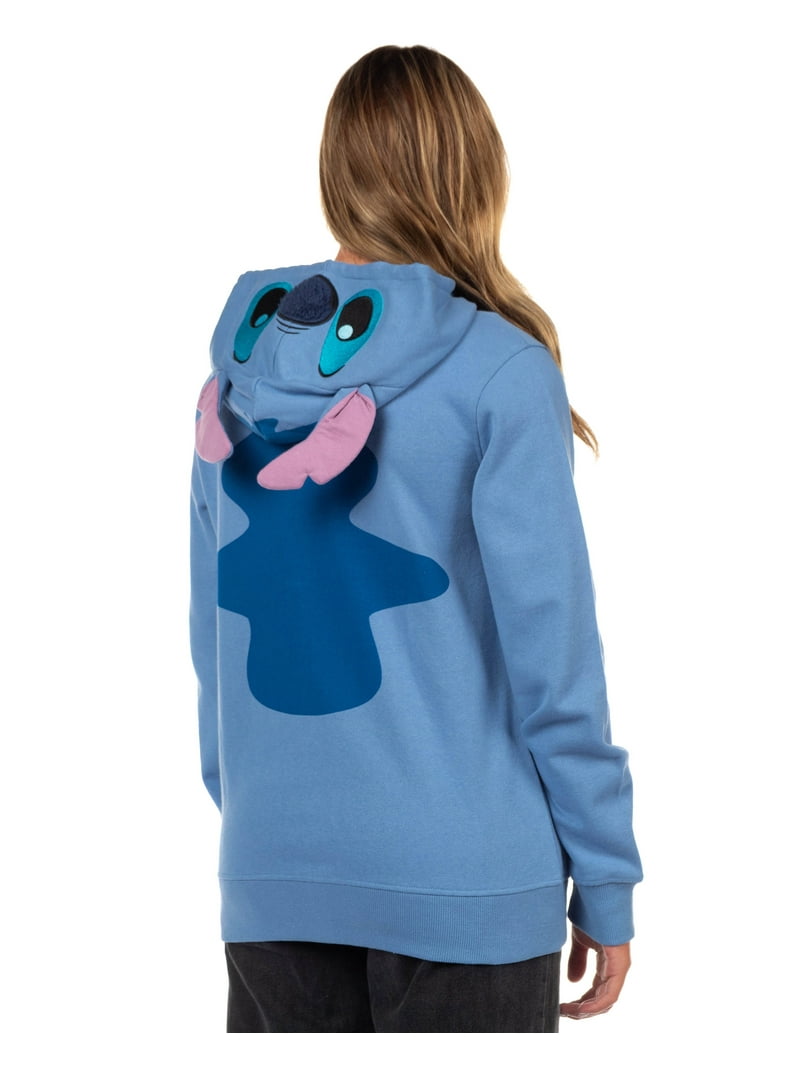 Disney Women's Lilo and Stitch I Am Stitch Costume Sweatshirt Zip