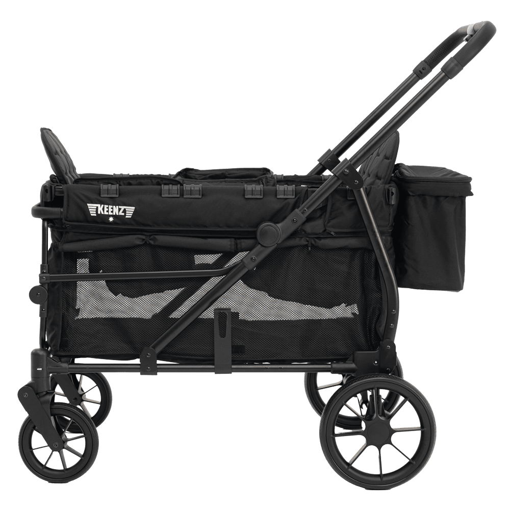 Keenz VIVA 2-Passenger Stroller Wagon – Compact Power for City Life | Black