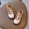 thumbnail image 3 of 3-12T Girls Rivets Flats Dress Shoes Kids Princess PU Leather Mary Janes Dance Shoes, 3 of 5