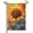 design-3, variant on Watercolor Wolf with Colorful Wildflowers Garden Flags 12×18 Inch Double Sided Decorative Yard Banner Seasonal Flag for Outdoor Outside Decor