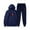 Navy, variant on Trapstar Hoodies for Women Sets Long Sleeve Graphic Sweatshirts Loose Trapstar Street Hip-hop Pullover Sweatshirts+Sweatpants Women Set of 2 Classic Sweatshirts(White, L)