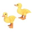 thumbnail image 1 of Yellow Duck Figurine, Lifelike PVC Decoration Cute Mini Yellow Duck Simulation  For Birthday For Photo Props For Model Collections, 1 of 8